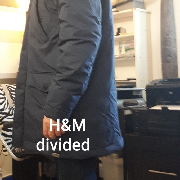 H&M Divided long puffed coat - Picture 2 of 2